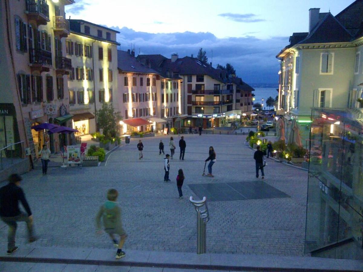 Appartement Confortable A Thollon-Les-Memises Avec Vue ภายนอก รูปภาพ