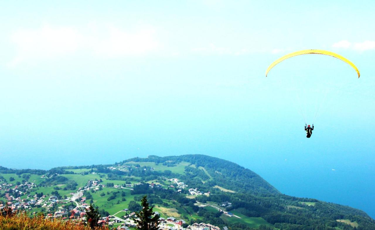 Appartement Confortable A Thollon-Les-Memises Avec Vue ภายนอก รูปภาพ
